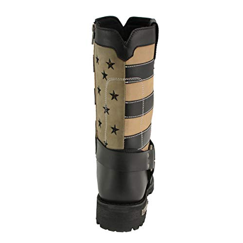 Image of Milwaukee Leather Women's Premium Leather Motorcycle Harness Boots Collection MBL - 11