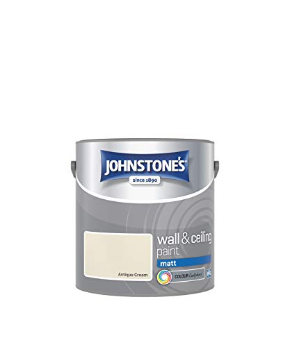Johnstone's 304003 2.5 Litre Matt Emulsion Paint - Antique Cream