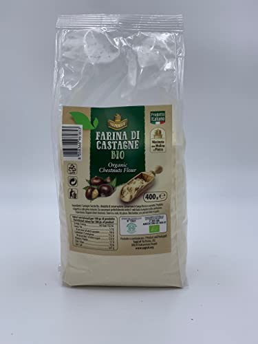 Box 2 uds. Harina de castaño Bio molida a piedra de 400 g
