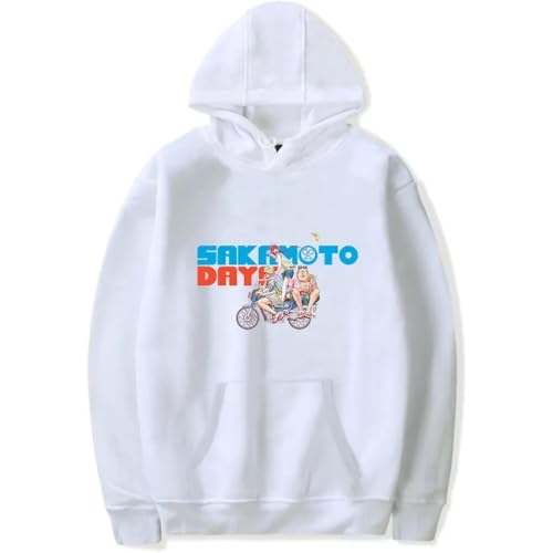 BUIWOT Hoodie Printed Drawstring Sweatshirt Pullover Sweatshirt Anime SAKAMOTO DAYS Cosplay Men's and Women's Street Unisex Vintage Couple Hoody Oversize Fashion Casual Long Sleeve-White||m BUIWOT Hoodie Printed Drawstring Sweatshirt Pullover Sweatshirt Anime SAKAMOTO DAYS Cosplay Men's and Women's Street Unisex Vintage Couple Hoody Oversize Fashion Casual Long Sleeve-White||m