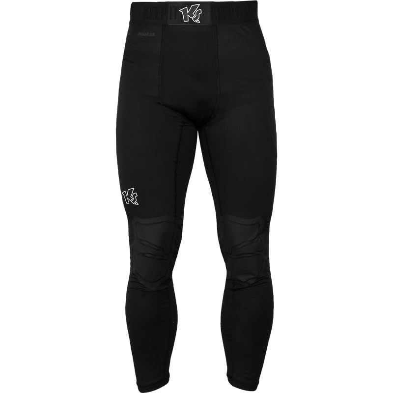 KEEPERsport - Torwart Profi Unterziehhose ohne Polsterung - Lange Protektionshose für Torhüter Underwear - Größe: S - XXL