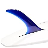 DORSAL Pintail Single Surf SUP Longboard Surfboard Fins (Flex) - Blue