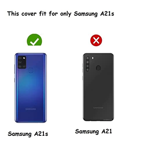 Image of Bintage Back Cover Compatible for Samsung Galaxy A21s 4G | Cute 3D Taddy Ball Bear Milk Cake Coffee Silicon Case Full Body & Camera Protection - Brown
