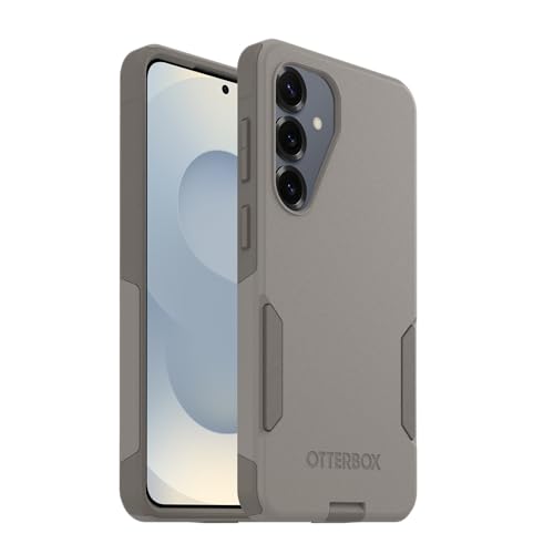 Image of OtterBox Samsung Galaxy S26+ Commuter Series Case - Grey /Brown | Thin & Protective iPhone Case, Dual-Layer, Impact Absorbing Phone Case for Samsung Galaxy