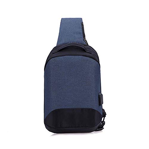 Sac à dos sling de voyage et randonnée JIA JIA bleu pour hommes et femmes