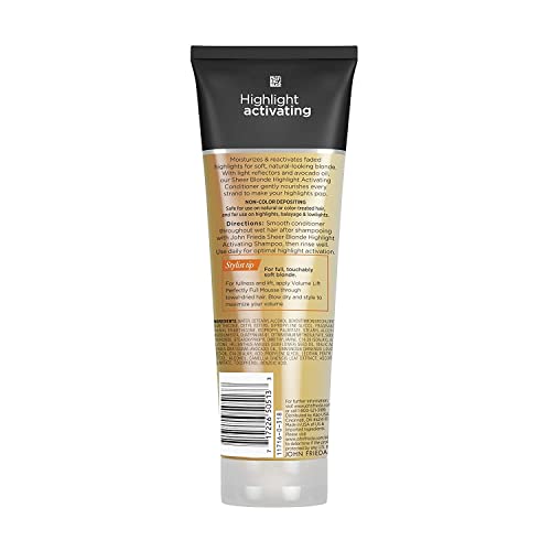 John Frieda Sheer Blonde Glistering Perfect Conditioner Platinum To Champagne - 8.45 Oz ( Pack of 3 )