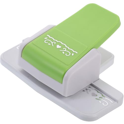 Perforadora de papel portátil con palanca cómoda de plástico y hierro para relieve