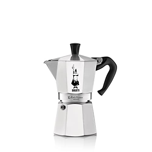 BIALETTI Moka Express 6-Cup Aluminum Stovetop Espresso Maker