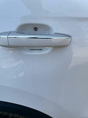 Image of BFRC 3D Gel Finish Car Door Transparent Handle Cup Scratch Guard Sticker Universal for Specific Brand (Pack of 4) (MRDRVAR) (MG)