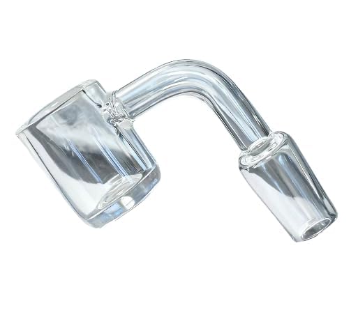 Laboratory 6-Piece Glass Funnel Set 1-Inch Wide Clear Borosilicate with Right-Angle Buffer Zone for Chemical Filtration Includes 4 Funnels and 2 Cleaning BrushesQuartz Material