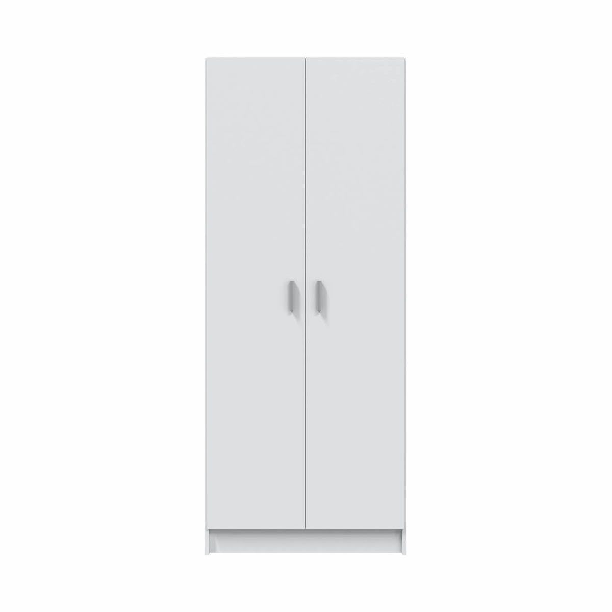 Trentiner Armadio portascope con 2 ante e 2 ripiani regolabili in altezza e estraibili salvaspazio H: 108 cm L: 55 cm rovere | Creta