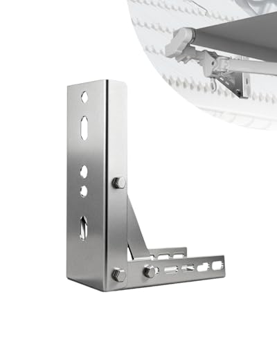 Thule Awning - Roof Mounted 7 Universal Awning Mounting Bracket for Retractable Awnings, Heavy-Duty Iron Roof Installation Kit, Adjustable Angle Awning Support Frame for Patio, Balcony, and Window Shade, Silver