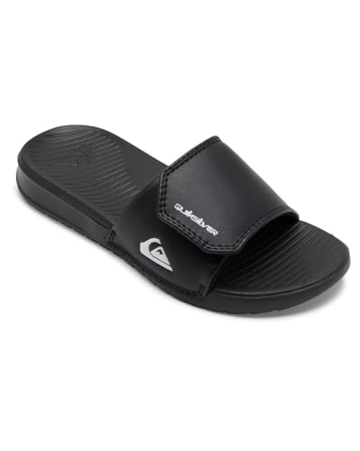 Chanclas Quiksilver Bright Coast para niños en color negro ideales para la playa