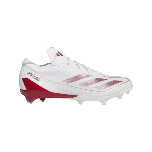 Image of adidas Mens Adizero Electric Football Sneakers Shoes - White
