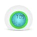 Zorara Despertador Digital Electrónico, Reloj Despertador Luminoso con 7 Colores, Luz de...