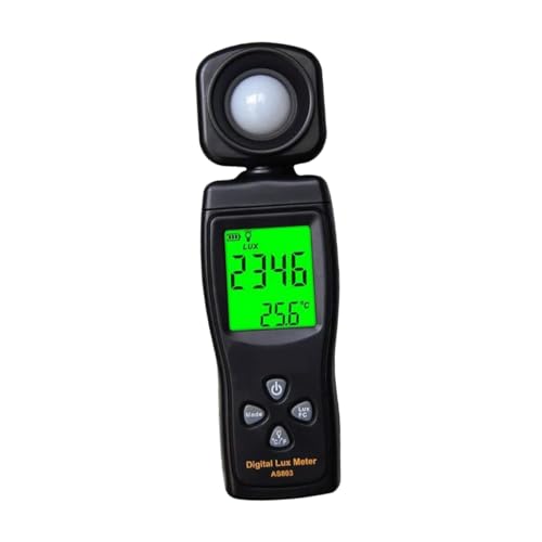 Luxómetro de mano NUOBESTY medidor de luz digital fotómetro para el hogar