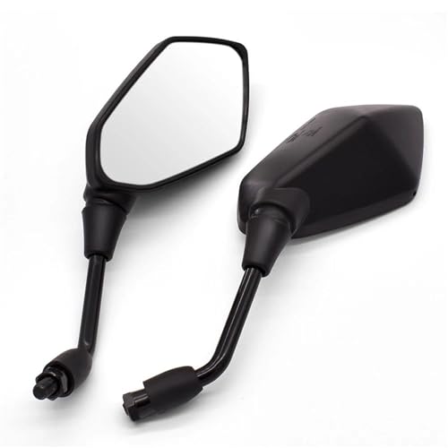 Espejo Retrovisor Lateral para Motocicleta para Yamaha YZ250X YZ250FX YZ450FX YZ 250 X YZ 250 FX YZ 450 FX Espejo Retrovisor Espejos retrovisores para Manillar(Negro)