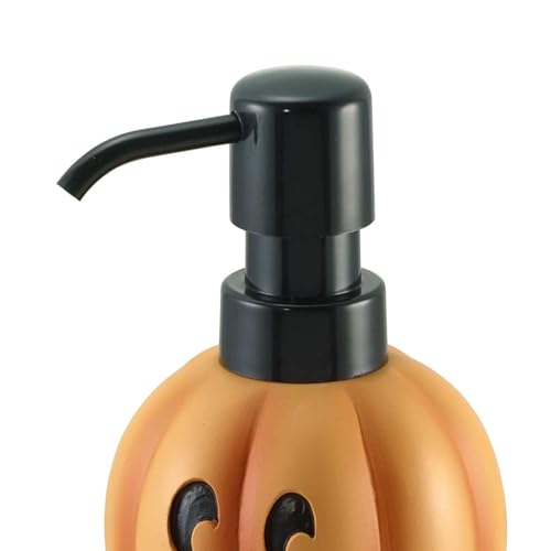 Avanti Linens – Soap Dispenser, Decorative Lotion Pump for Bathroom or Kitchen Countertop, Hand Painted Resin Halloween Decor (Stacked Pumpkins) by Avanti Linens - Used condition - Image 4