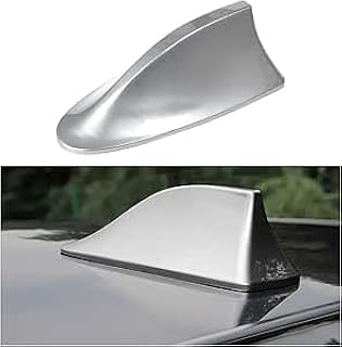 Ariel Radio - Antenna Signal - Ariel Antenna for Car Auls Shape Fin Shark - Ariel for Car - Antenna for Car - Silver - From - SAcar