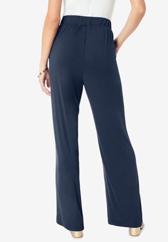 Roaman's Women's Plus Size Ultra Drape Pull-On Pant2