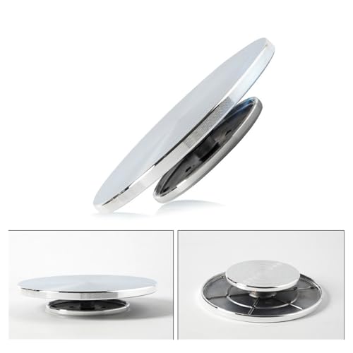 Roue de poterie double face, outil de céramique et table rotative à gâteau - 4