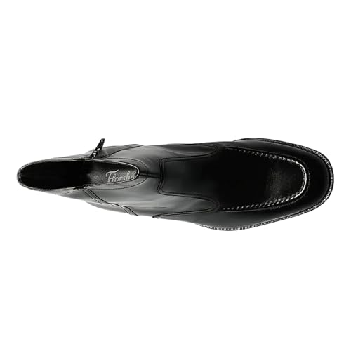 Image of Florsheim Essex Zip Boot Black Leather Mens Dress 17074-01 | Dress Boots