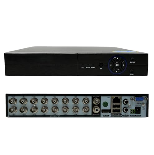 DVR 16 CANALI 6 IN 1 AHD TVI CVI FULL