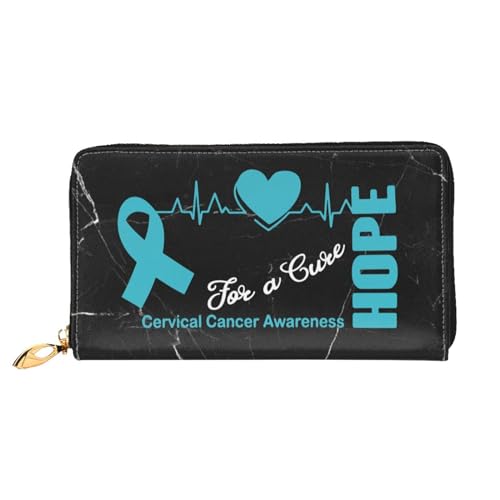 Hope for a Cure Cervical Cancer Awareness Wallet Card Bag2
