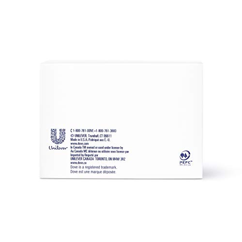 Image of Dove Beauty Bar Gentle Cleanser for Softer and Smoother Skin with 1 /4 Moisturizing Cream White More Moisturizing than Bar Soap 3.75 oz 14 Bars