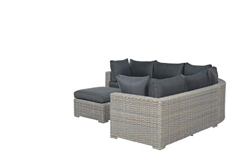 Garden Impressions Colosso 4 Teiliges Lounge Set - braun/schwarz – Bild 5
