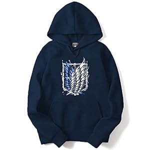 ADRO Mens Attack on Titan Printed Hoodies