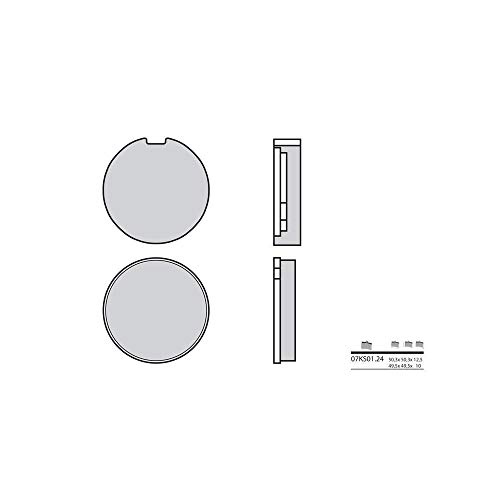 Plaquettes de frein Brembo 07ks0124 organique pour rouler serein lors de vos balades
