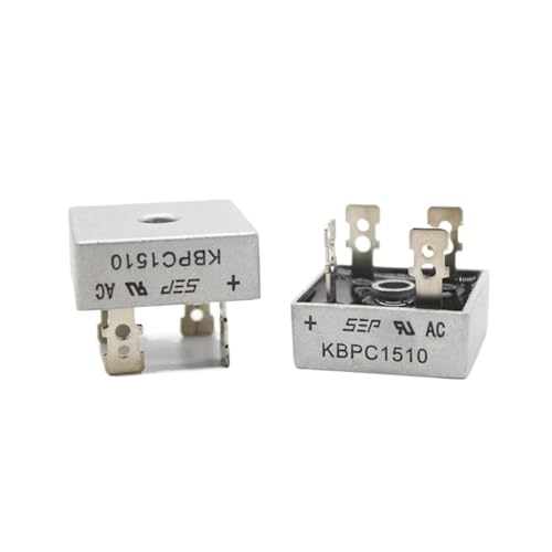 Diodo rectificador de potencia KBPC1510 1000V, rectificadores electrónicos estables, pack de 10