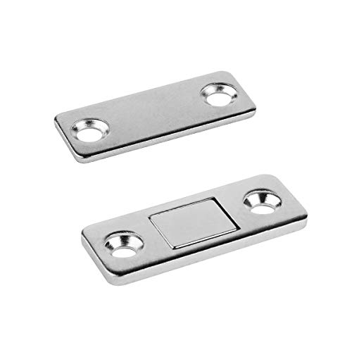 image for WOFTD Drawer Magnetic Door Catch Cabinet Magnet Ultra Thin Furniture L
