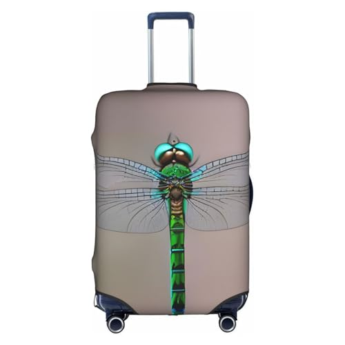 Dragonfly Tsa Approved Luggage Cover For 18-32 Inch Suitcases Scratch-Resistant Stretch Luggage Cover