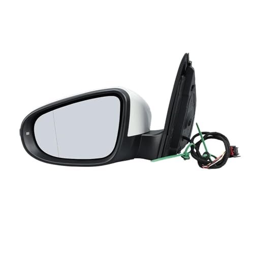 Rétroviseur Golf 6 blanc cassé résout problème clignotant et miroir 6 broches