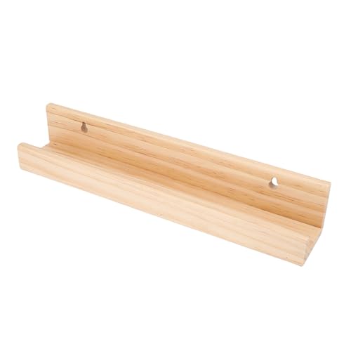 RiToEasysports -Rekord -Wandhalterung, Abgewinkelte Galeriestil Display, Kiefernholzregal mit Hardware, Platzsparende Wandlösung, Vielseitige Dekor Anwendung, aus Hochwertigem Kiefernholz gefertigt.