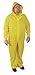 Coverall Rainsuit w/Hood, Ylw, 2XL