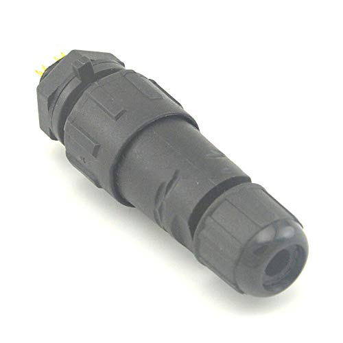 (10 Sets/lot) IP68 Waterproof Connector 3pin Contacts Panel Type Adapter