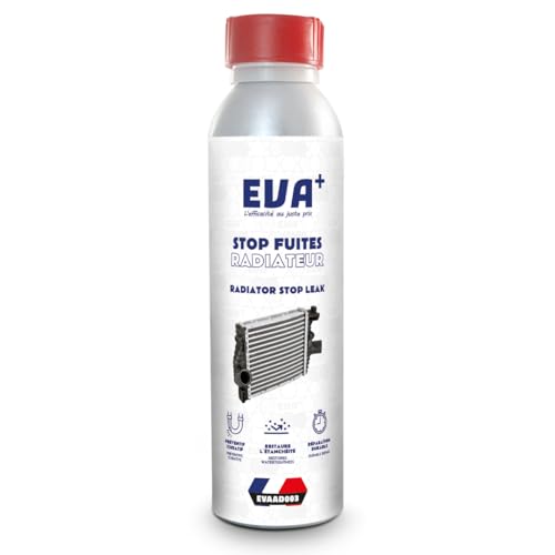 Stop Fuite Radiateur 300mL - EVA+ | EVAAD003 | Répare sans Démontage | Tous Moteurs | Protection Corrosion | Prévient Surchauffe | Compatible tous Liquides...