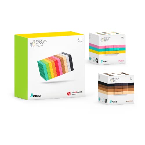 Pixio Mega Bundle Magnetic Building Blocks For Kids & Adults - Magnetic Blocks Building Toys - Magnetic Cubes Toy Building Sets - Cube Magnets For Kids - Magnetic Blocks For Adults #TOP12