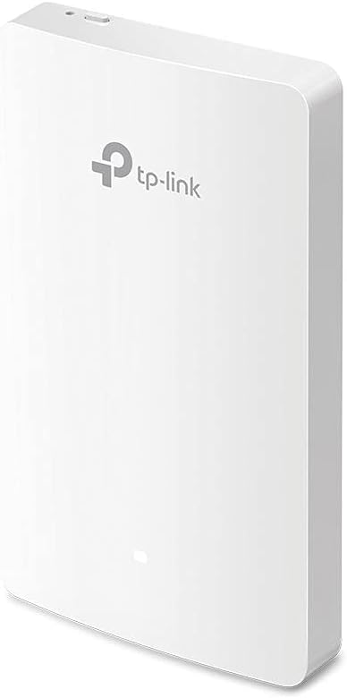 TP-Link AX1800 Dual Band Gigabit Wall Plate Wi-Fi 6 Access Point, Power over Ethernet (802.3 af/at), System Requirements Microsoft Windows XP/7/8/10 and Vista, Easily Mount to Wall (EAP615-Wall)