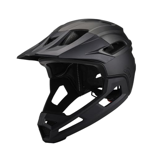 Image of BNF Full Face Bike Ventilation Comfortable Downhill PC EPS Bicycle Black Titanium