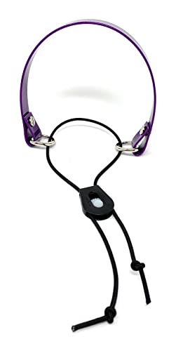 Sparky Pet Co Surefit 3/4 Bungee Dog Collar Waterproof Biothane E-Collar Replacement Strap with Nexus Wheel Lock Fits Garmin Dogtra SportDOG & Educator (Purple)