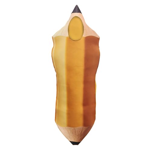 Disfraz de Halloween Genérico, Ropa Cosplay Estilo Cuaderno y Lápiz, Disfraz Carnaval | para Halloween, Eventos Escolares, Fotografía Temática, Adultos, Mujeres, Hombres