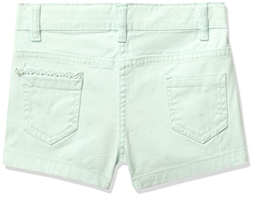 Image of Max Girls Solid Woven Shorts with Lace Detail