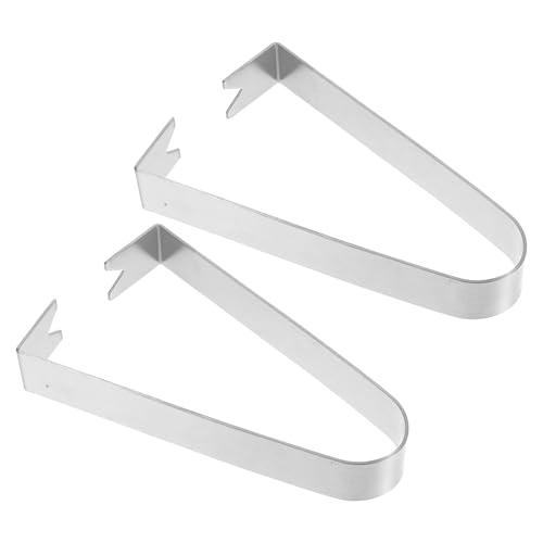 Healifty 2 Stück Edelstahl Dornenentferner Kompakt Ergonomisch Multifunktionaler Laubentferner Küchenwerkzeug für Täglichen Gebrauch