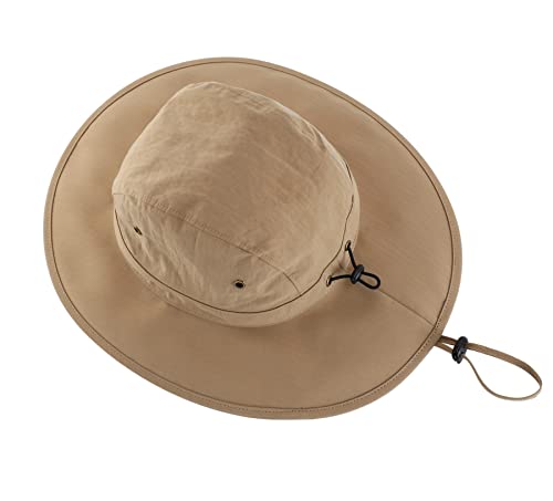 Image of Home Prefer Summer UPF 50+ Men's Bucket Sun Hat Wide Brim Fishing Hat Safari Hat