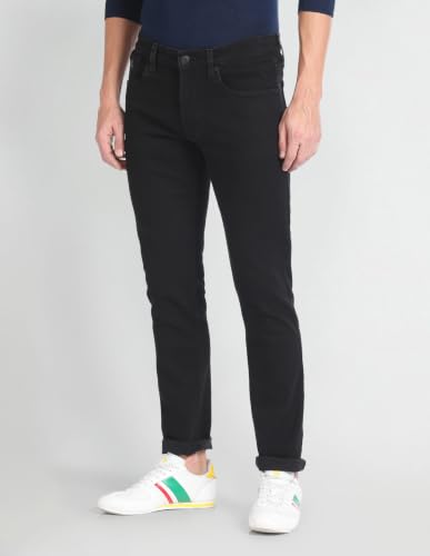 Image of U.S. Polo ASSN. Denim Co. Brandon Fit Jeans for Men, Full Length Mens Denim for Office & Regular Wear