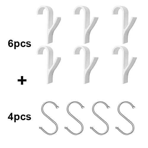 10 pezzi Ganci per Radiatore da Bagno, Ganci per